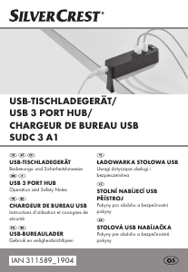 Instrukcja SilverCrest SUDC 3 A1 Rozdzielacz USB