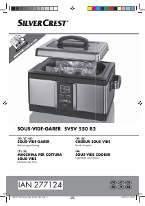 Manuale SilverCrest SVSV 550 B2 Bollitore sottovuoto