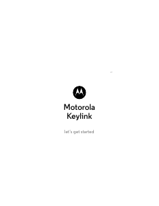 Mode d’emploi Motorola Keylink Traqueur bluetooth