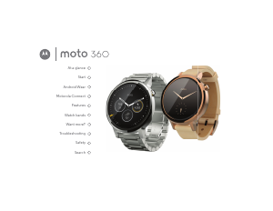 Bruksanvisning Motorola Moto 360 (2nd gen) Smart klocka