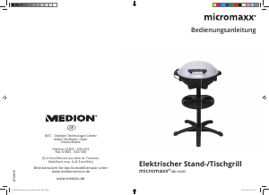 Bedienungsanleitung Micromaxx MD 16235 Barbecue