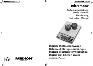 Handleiding Micromaxx MD 12610 Keukenweegschaal