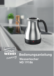 Bedienungsanleitung Home Ideas MD 19186 Wasserkocher