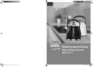 Bedienungsanleitung Home Ideas MD 19111 Wasserkocher