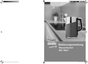 Bedienungsanleitung Home Ideas MD 18821 Wasserkocher