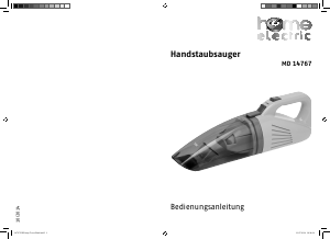 Bedienungsanleitung Home Electric MD 14767 Handstaubsauger