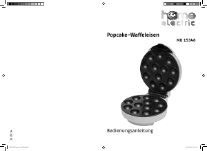 Bedienungsanleitung Home Electric MD 15346 Waffeleisen