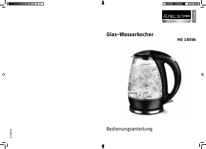 Bedienungsanleitung Tec Star MD 18096 Wasserkocher