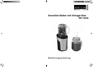 Bedienungsanleitung Tec Star MD 18226 Standmixer