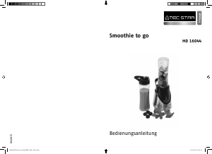 Bedienungsanleitung Tec Star MD 16044 Standmixer
