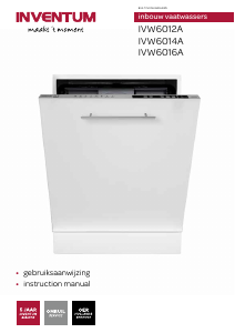 Manual Inventum IVW6014A Dishwasher