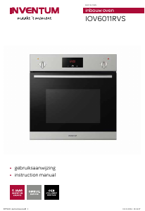 Manual Inventum IOV6011RVS Oven
