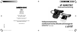Bedienungsanleitung Sanotec MD 16463 Blutdruckmessgerät