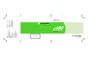 Bruksanvisning Motorola Brute i680 (SouthernLINC) Mobiltelefon