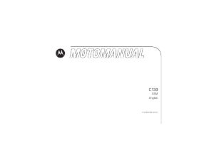 Manual Motorola C139 Mobile Phone