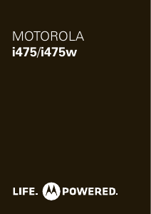 Manual Motorola Clutch+ i475 Mobile Phone