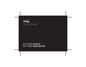 Manual Motorola Droid RAZR Maxx HD (Verizon) Mobile Phone