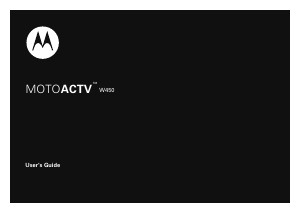 Bruksanvisning Motorola MotoActv W450 Mobiltelefon