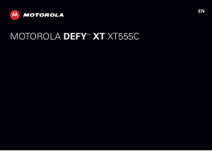 Manual Motorola XT555C Defy XT Mobile Phone
