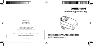 Bedienungsanleitung Medion MD 18663 Intelligente Steckdose