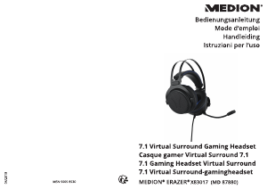 Manuale Medion Erazer X83017 (MD 87880) Headset