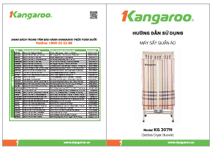 Hướng dẫn sử dụng Kangaroo KG 307N Máy sấy