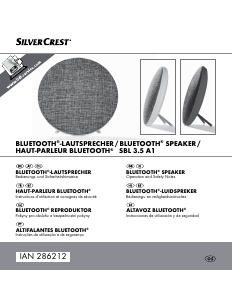 Manual de uso SilverCrest IAN 286212 Altavoz