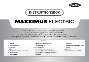 Bruksanvisning Fladen Maxximus Electric Fiskerulle