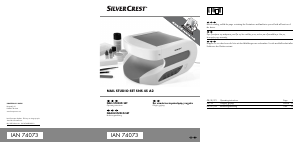 Bruksanvisning SilverCrest SNS 45 A2 Nageltorkare