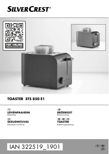 Käyttöohje SilverCrest IAN 322519 Paahdin