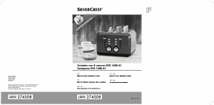 Manual SilverCrest IAN 274508 Toaster