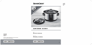 Bedienungsanleitung SilverCrest IAN 288304 Slow cooker