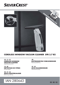 Manual SilverCrest SFR 3.7 B2 Window Cleaner