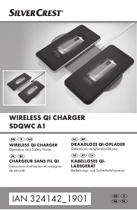 Manual SilverCrest IAN 324142 Wireless Charger