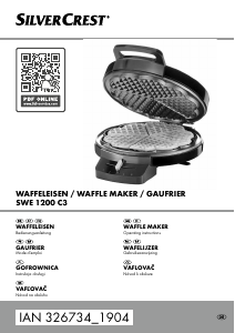 Manual SilverCrest IAN 326734 Waffle Maker