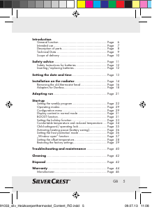 Bedienungsanleitung SilverCrest IAN 91033 Thermostat