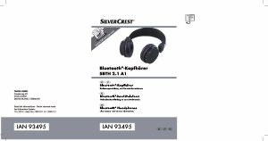 Bedienungsanleitung SilverCrest IAN 93495 Kopfhörer