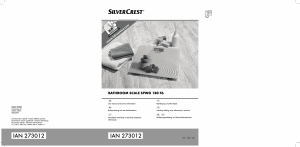Manual SilverCrest IAN 273012 Scale