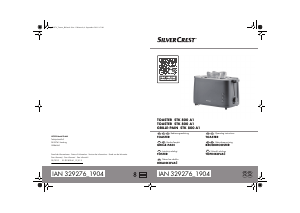 Instrukcja SilverCrest STK 800 A1 Toster
