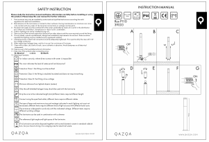 Manuale Qazqa 39033 Rox Lampada