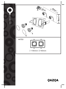 Bruksanvisning Qazqa 44750 Qure Lampe