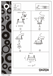 Instrukcja Qazqa 44810 Spa Lampa