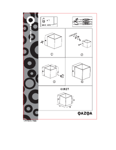 Instrukcja Qazqa 44827 Transfer Lampa