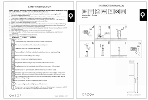 Bruksanvisning Qazqa 45096 Malios Lampa