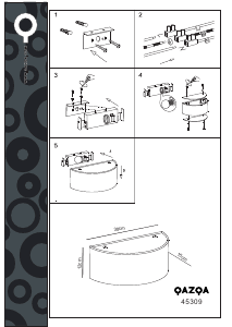 Bedienungsanleitung Qazqa 45309 Drum Leuchte