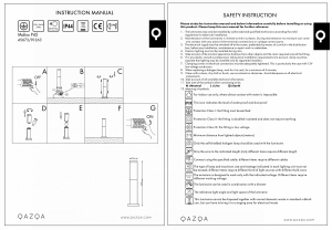 Instrukcja Qazqa 45673 Malios Lampa