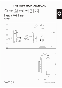 Instrukcja Qazqa 45947 Bussum Lampa