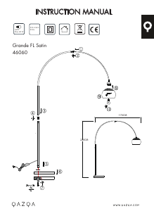 Instrukcja Qazqa 46060 Grande Lampa
