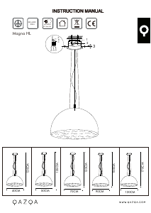 Bruksanvisning Qazqa 88966 Magna Lampa