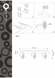 Bedienungsanleitung Qazqa 89017 Nox Leuchte